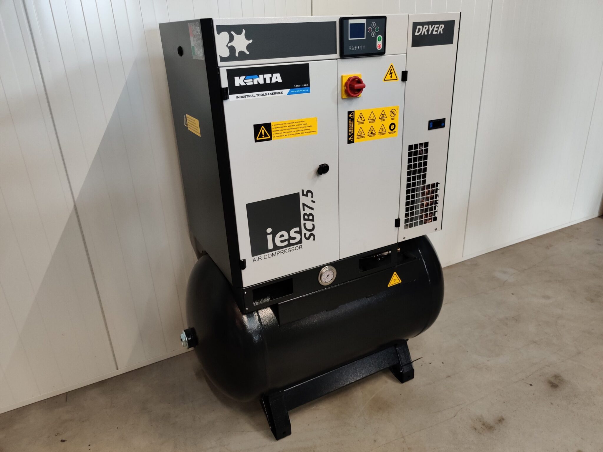 IES AIR - Schroefcompressor 7,5kW / 10PK - 270L - 400V - met luchtdroger - Afbeelding 8