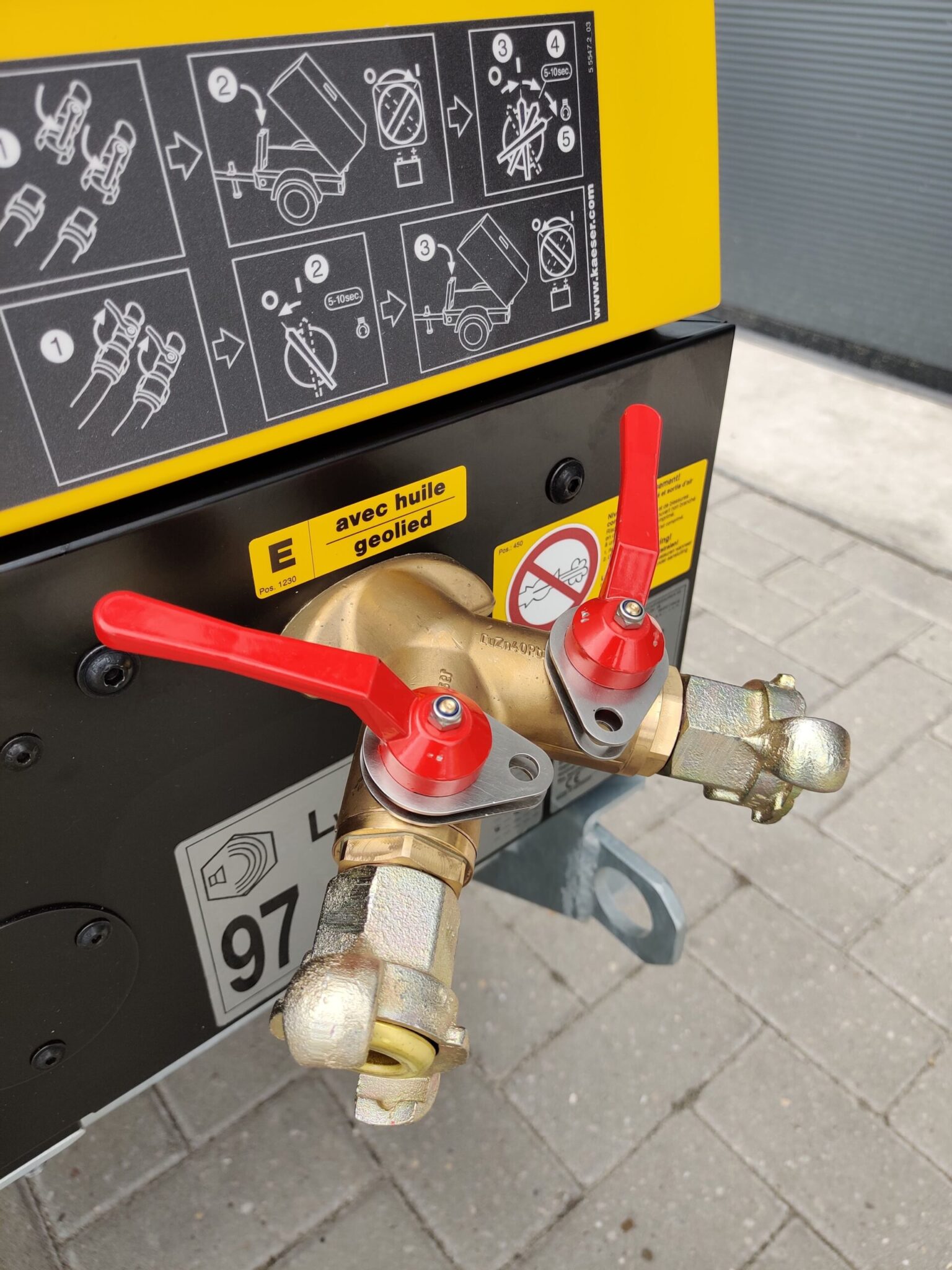 Kaeser - type M20 SKID - Mobiele schroefcompressor - 7 bar - Afbeelding 7