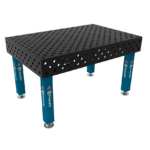 Lastafel met diagonale gaten PRO 1.000x1.500mm - 100x100 / Ø28mm, fabr. GPPH
