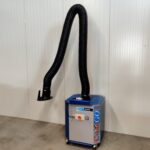 Lasdampafzuiger met 4 meter arm Ø160mm - 1,1kW / 400V, fabr. Coral - type CleanGo
