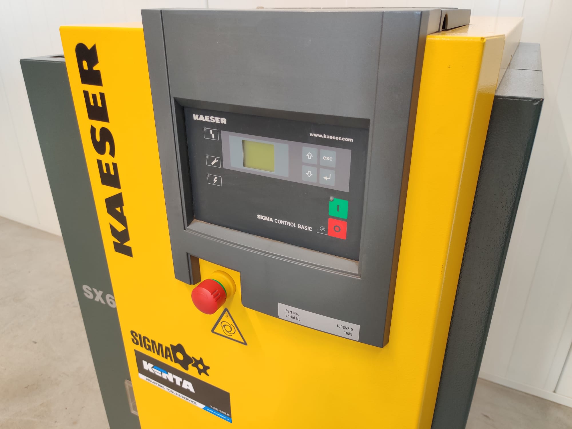 Schroefcompressor 400V, fabr. Kaeser - type SX 6 Aircenter (Gebruikt) - Afbeelding 3