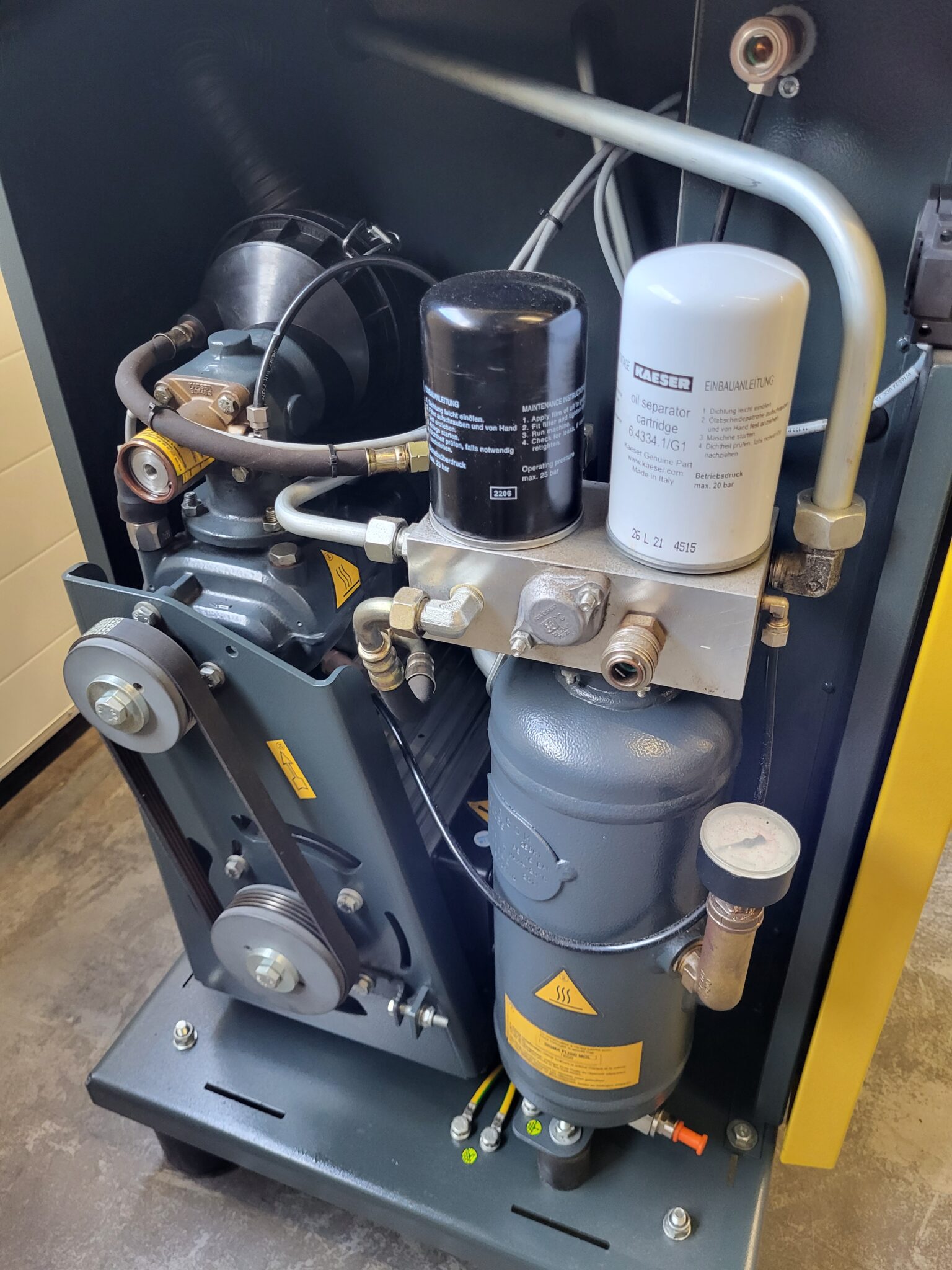 Schroefcompressor 400V, fabr. Kaeser - type SX 6 Aircenter (Gebruikt) - Afbeelding 6