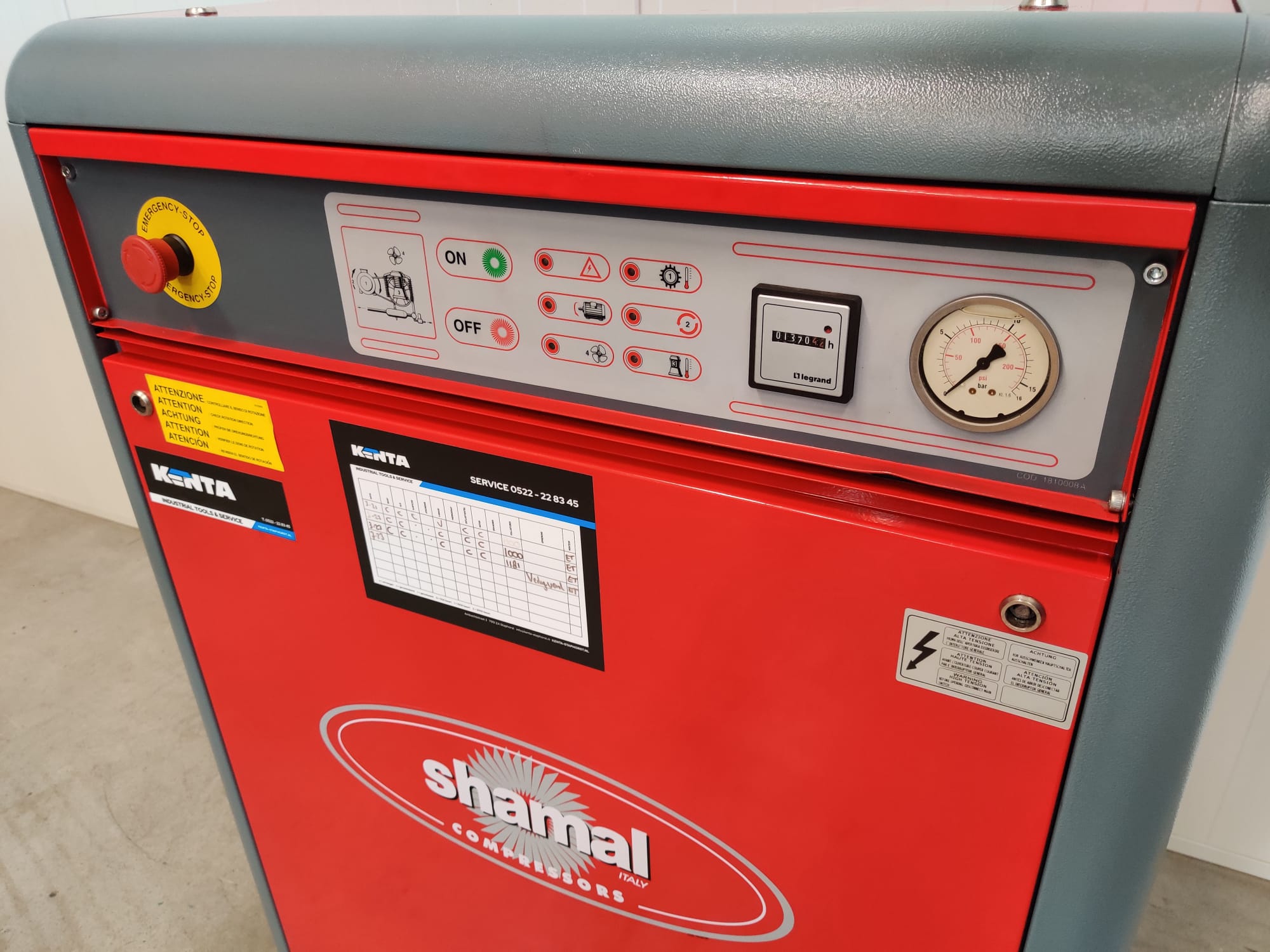 Zuigercompressor 400V, fabr. Shamal - type ZT1101 SD - Afbeelding 5