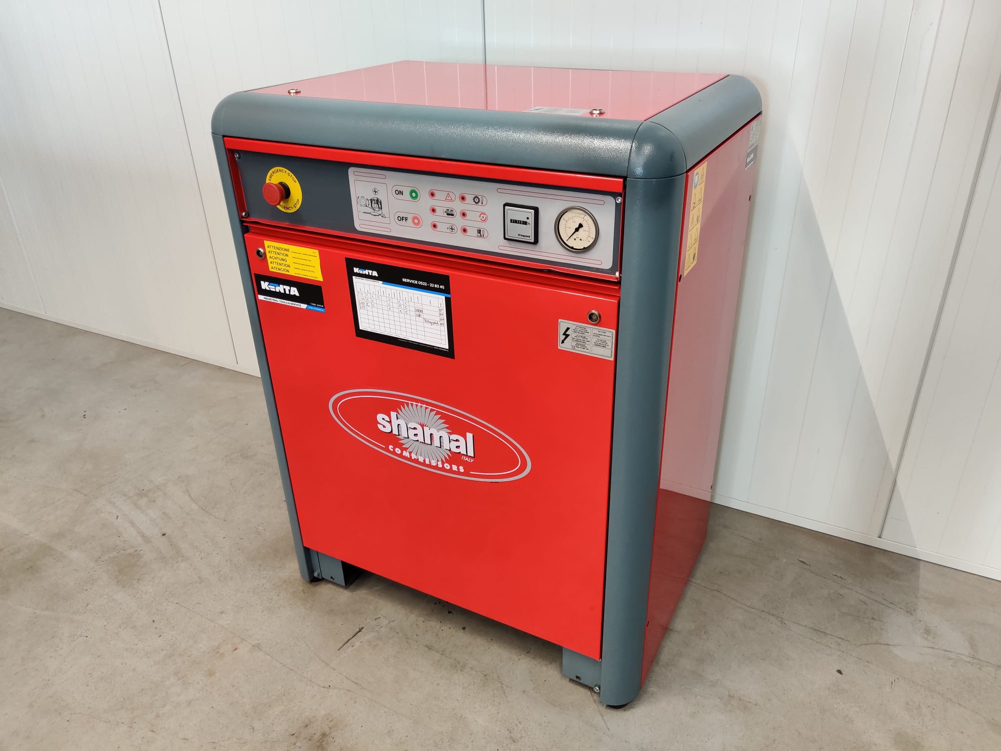 Zuigercompressor 400V, fabr. Shamal - type ZT1101 SD