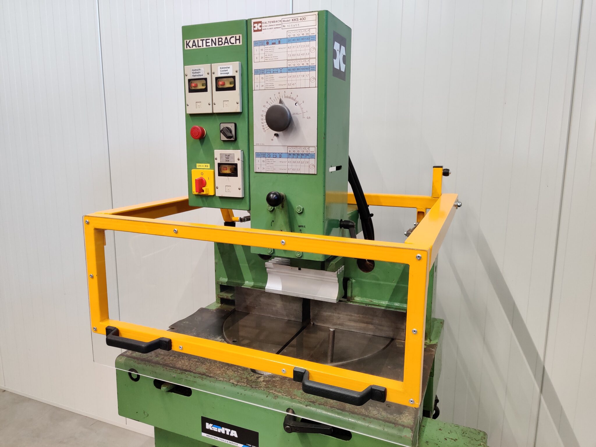 Metaalafkortzaag 400V, fabr. Kaltenbach - type KKS400E (gebruikt) - Afbeelding 2