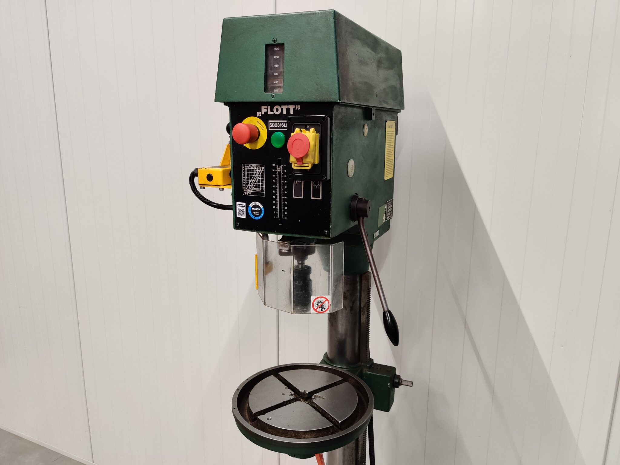Kolomboormachine 400V, fabr. Flott - type SB2316LF (Gebruikt) - Afbeelding 2