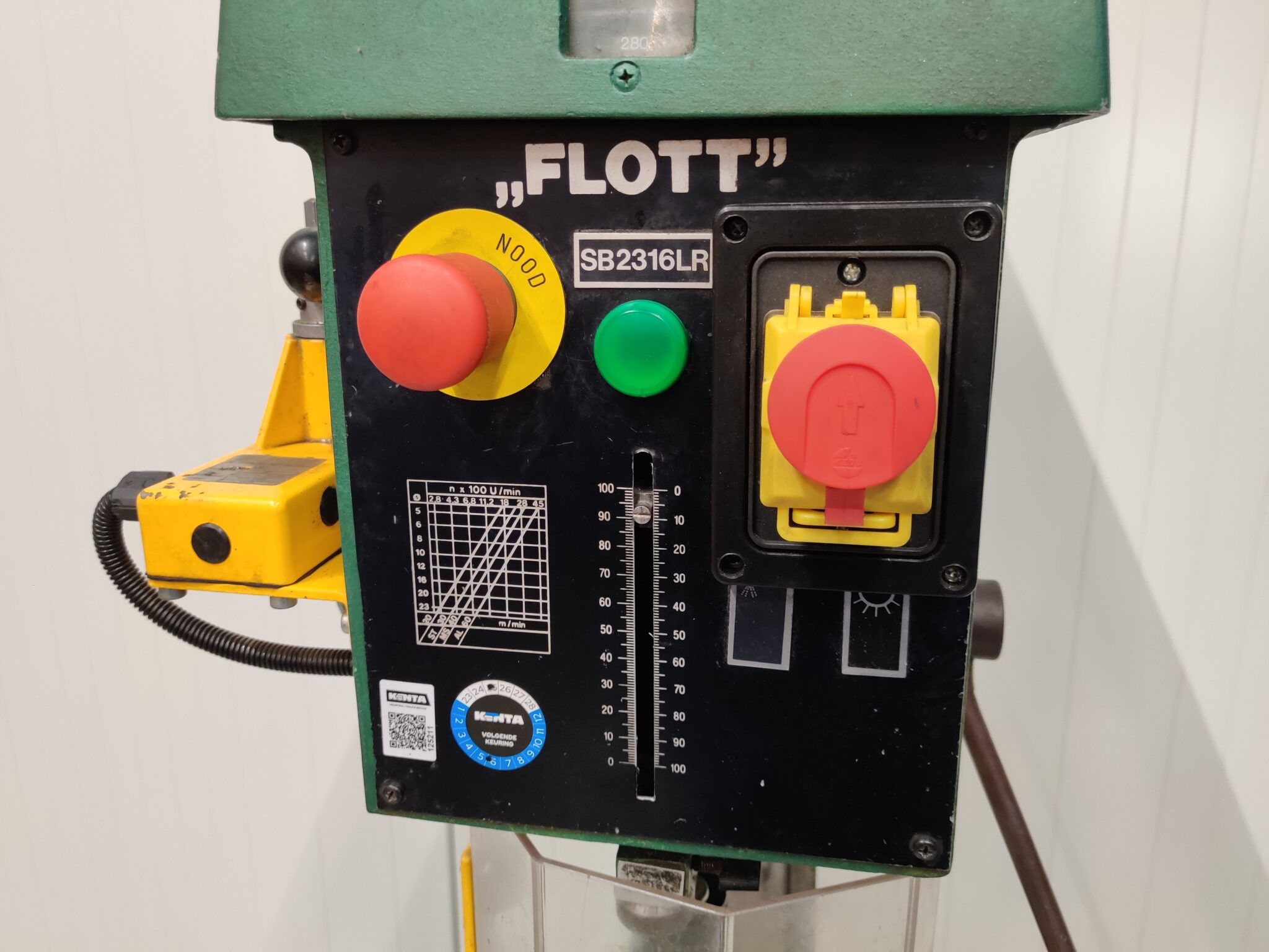Kolomboormachine 400V, fabr. Flott - type SB2316LF (Gebruikt) - Afbeelding 3