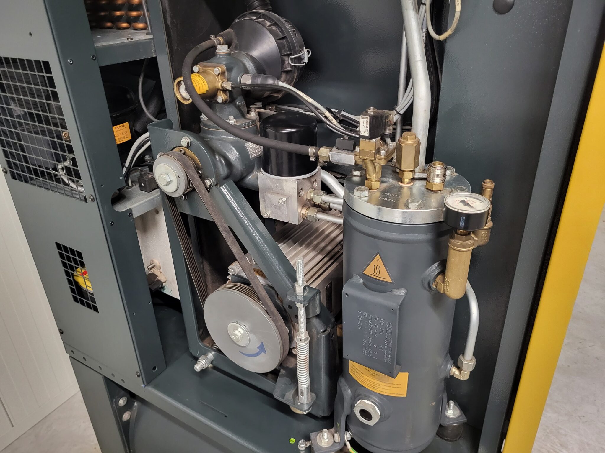 Schroefcompressor met droger 9kW - 400V, fabr. Kaeser - type Aircenter SM15 (gebruikt) - Afbeelding 9