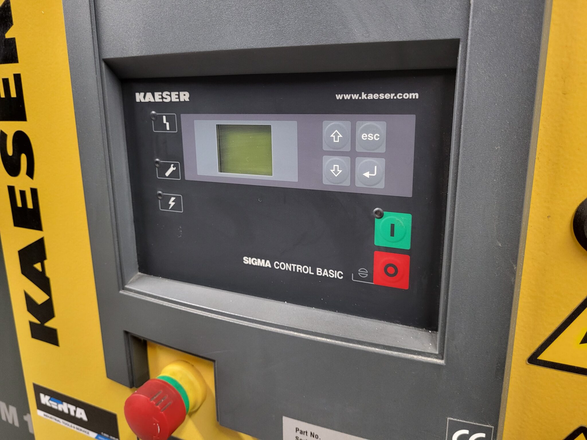Schroefcompressor met droger 9kW - 400V, fabr. Kaeser - type Aircenter SM15 (gebruikt) - Afbeelding 7