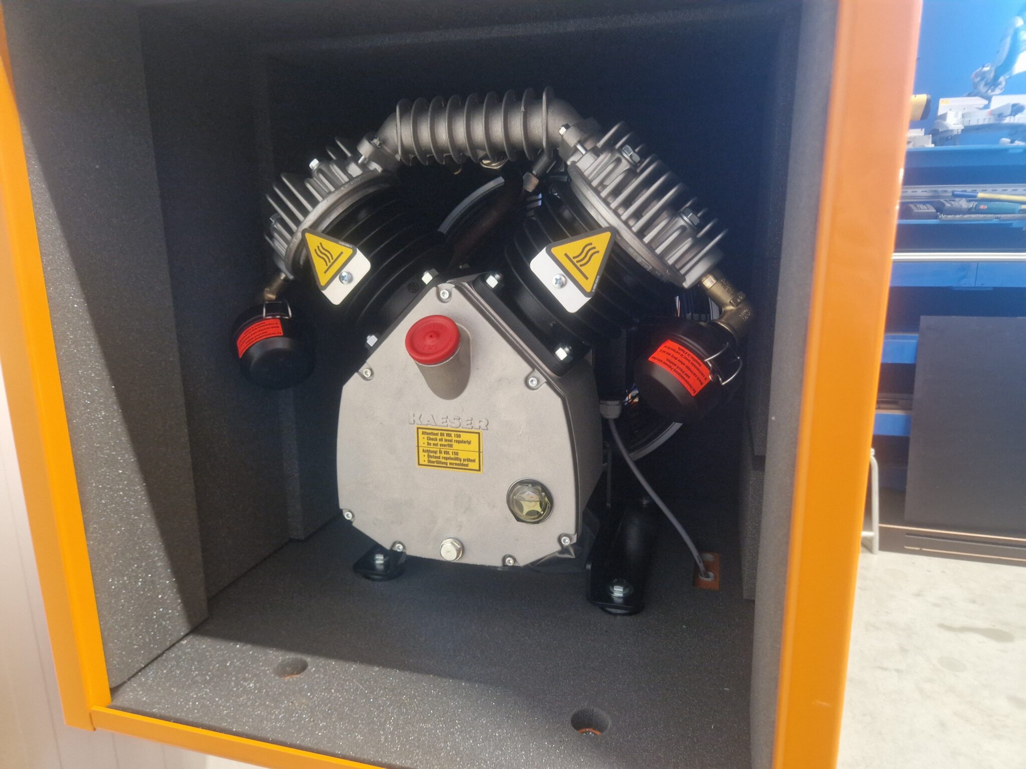 Kaeser - EPC 630-250ST - Zuigercompressor geluidsdempend 10bar 3kW - 400V - Afbeelding 7