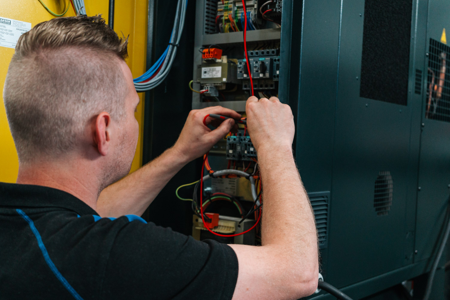 onderhoud aan een compressor